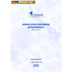 Iktatókönyv soros A/4 C.5230-152/A Vic.
