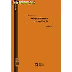   Munkavédelmi oktatási napló 24lap/tömb -B.Vall-349- PÁTRIA