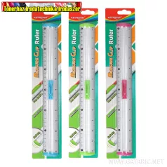KEYROAD Vonalzó -KR971313- alumínium 30 cm tolltartóval 